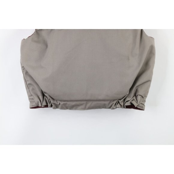 Vintage 80s America's Cup Mens Large Spell Out Life Jacket Buoyant Vest Gray USA - Picture 9 of 9